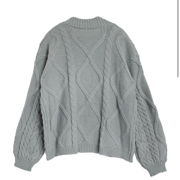 Taylor Swift Authentic The Tortured Poets Department Gray Cardigan Sweater XS/SM - Picture 2 of 3